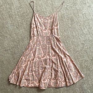Cute peach summer dress